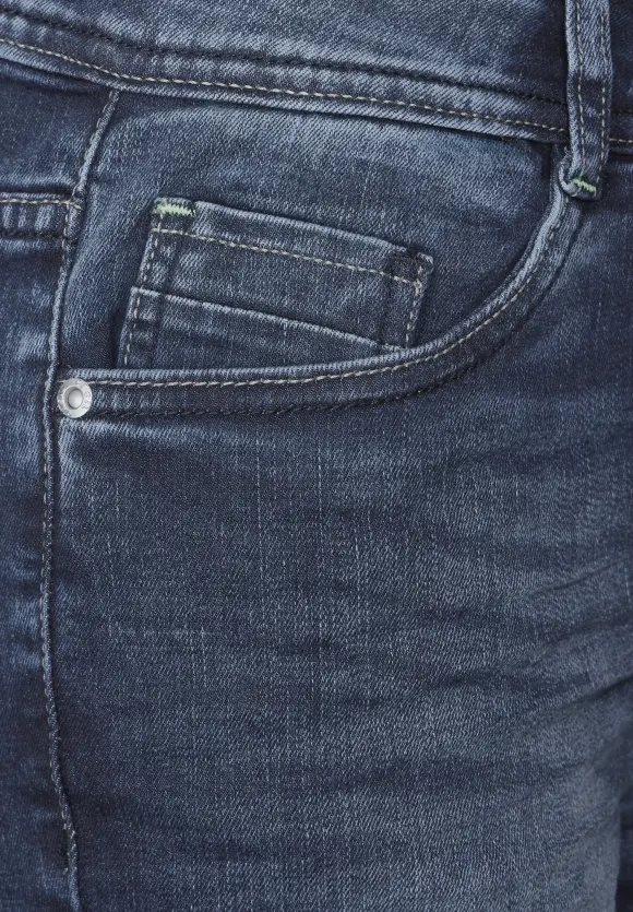 Slim Fit Jeans - mid blue wash