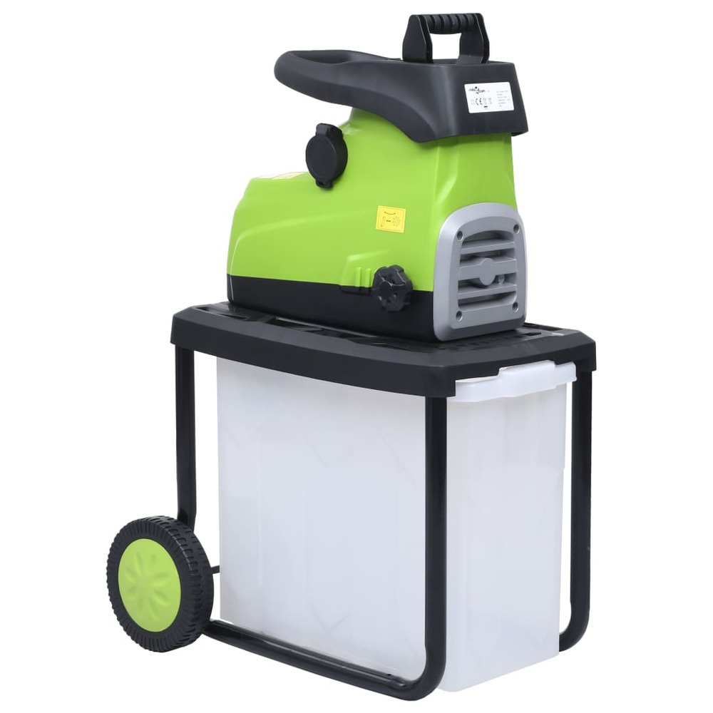 Broyeur électrique de jardin avec sac de collecte 2800 w