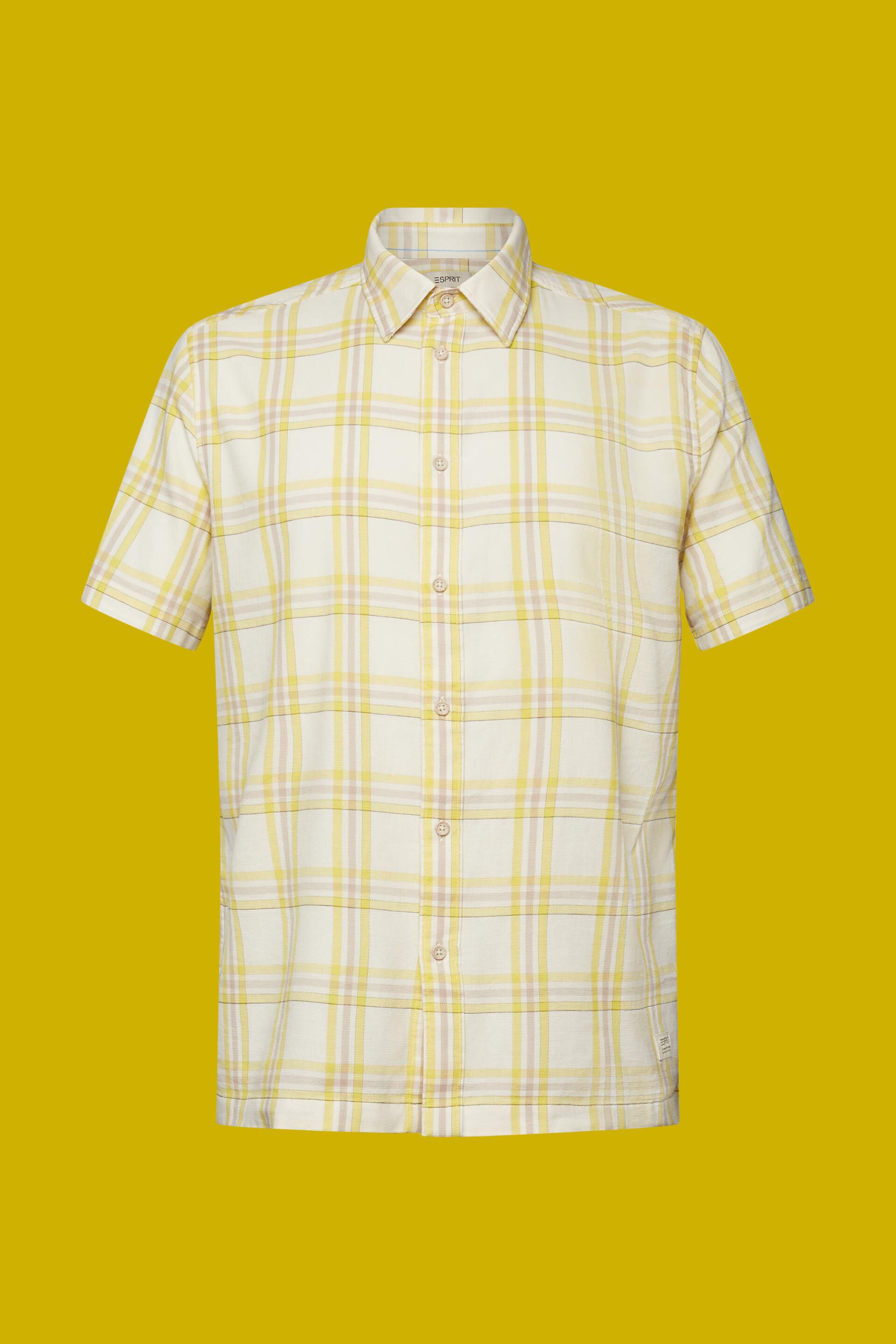 Chemise à manches courtes à carreaux