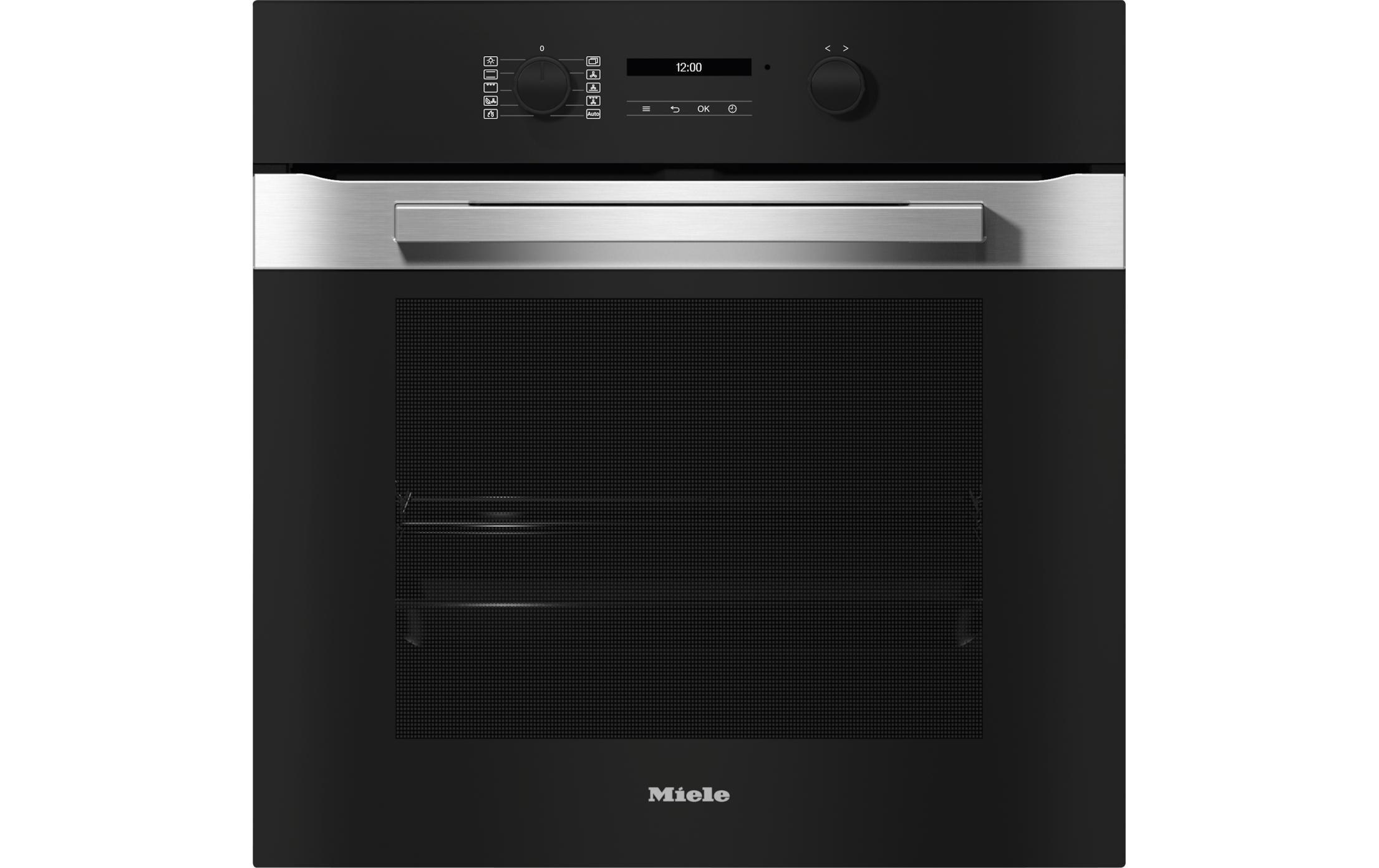 Einbaubackofen H 2861-60 BP Schwarz A+<br>Backofen