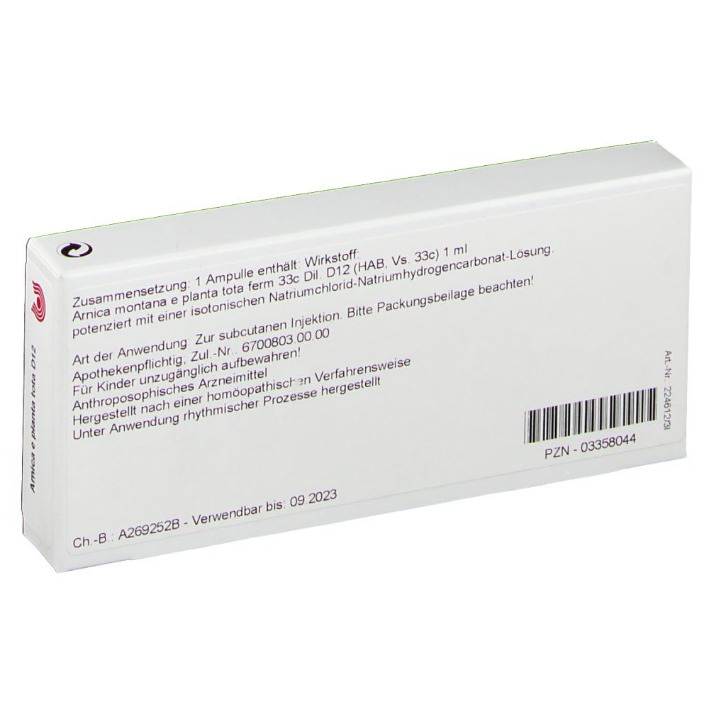 WALA® Arnica E Planta tota D 12 Amp.