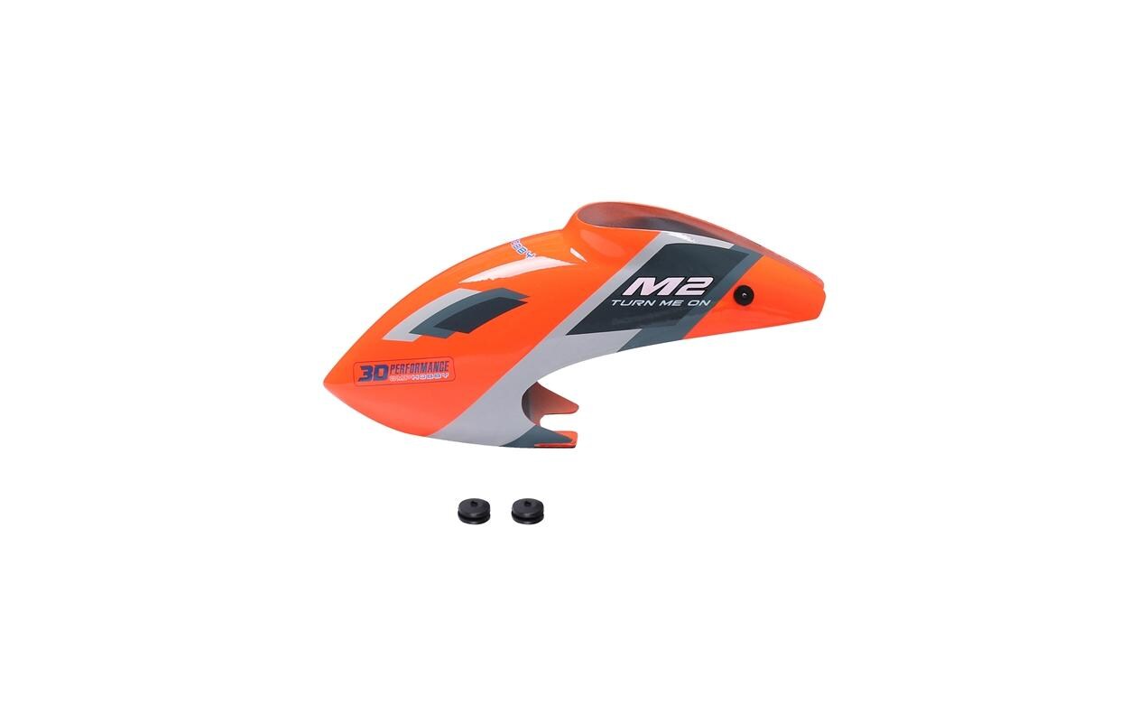 Kabinenhaube Orange M2 - EvoOMP M2 Evo Helikopter Ersatzteil