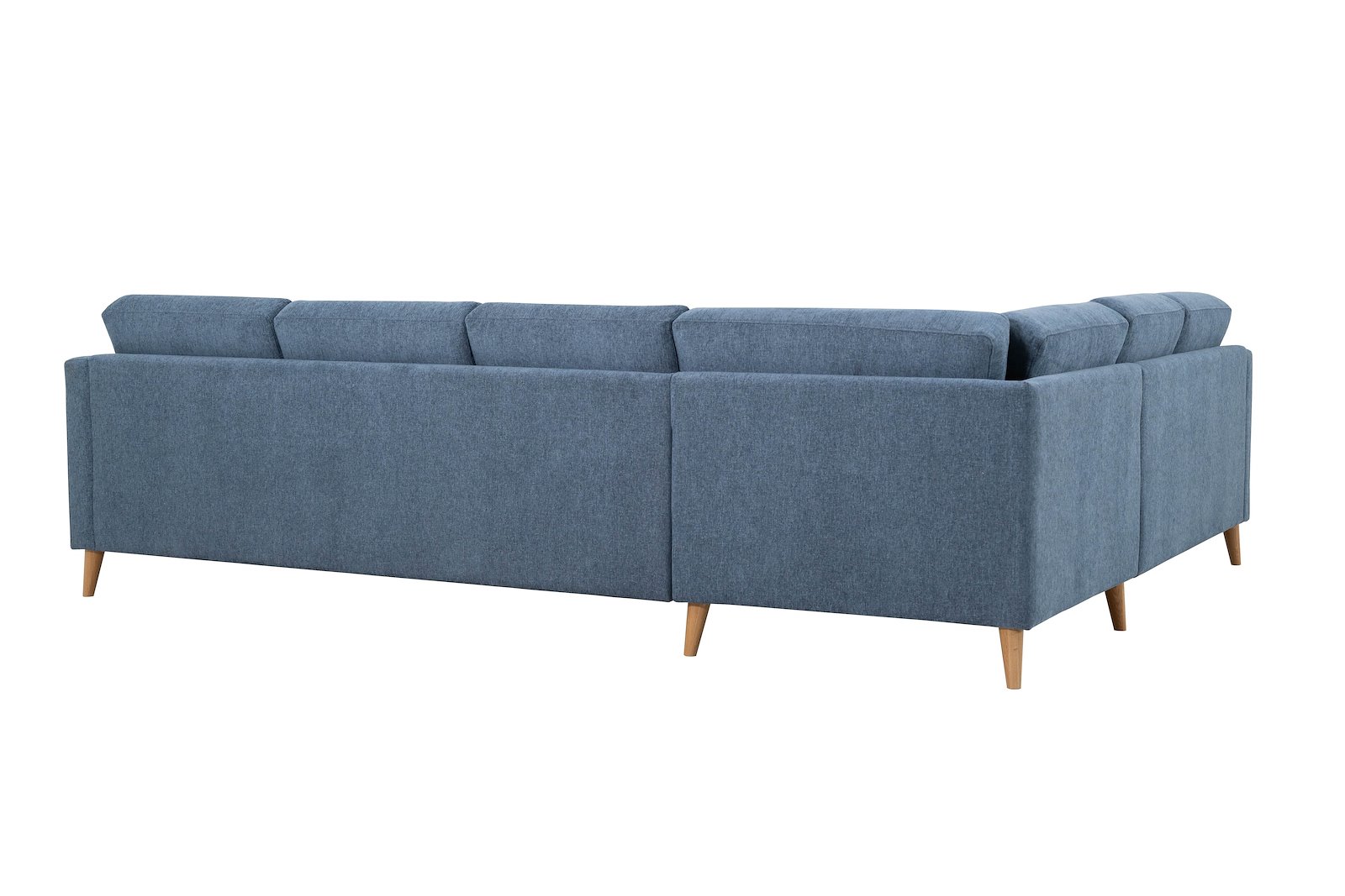 Eden hjørnesofa 32 hjørne i tekstil Thor 16/1 Light Blue med ben i eik natur 15137