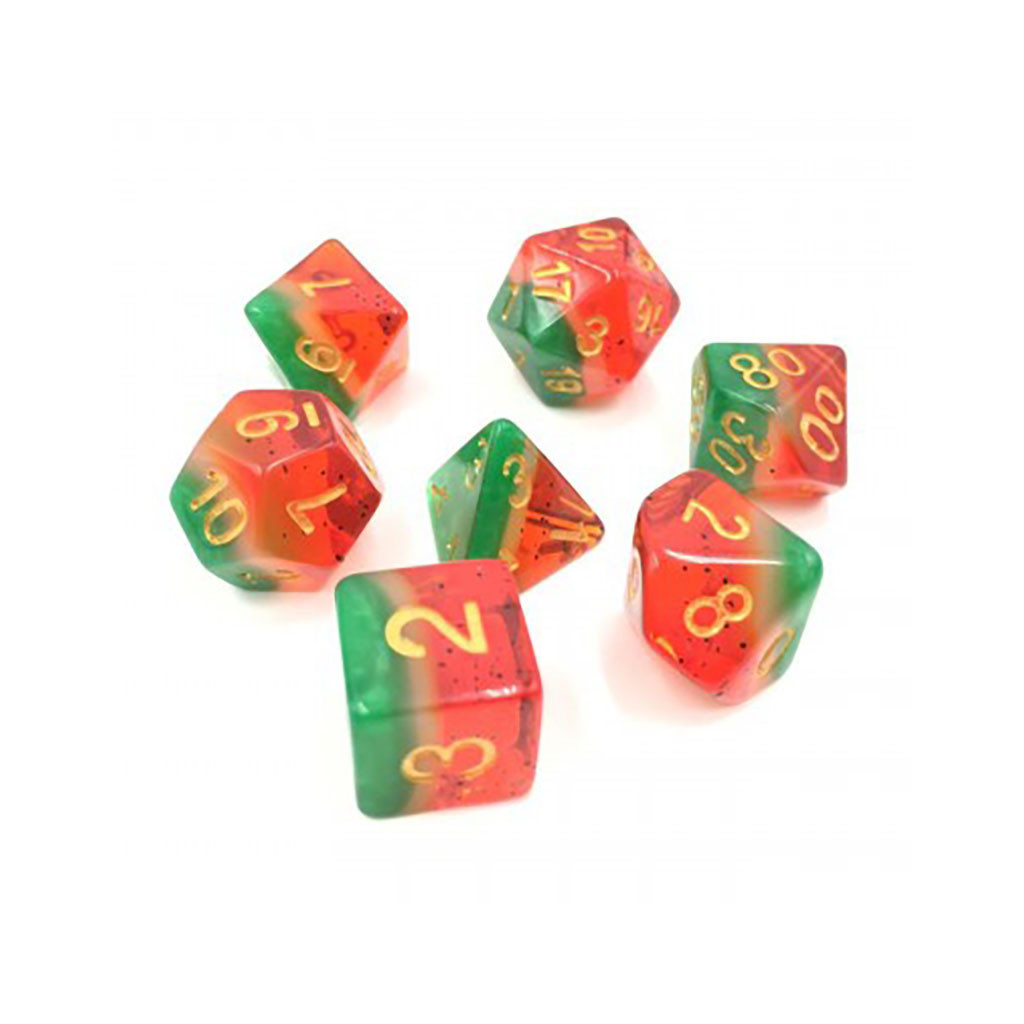 Set de 7 Dés - Watermelon (HDL-12)