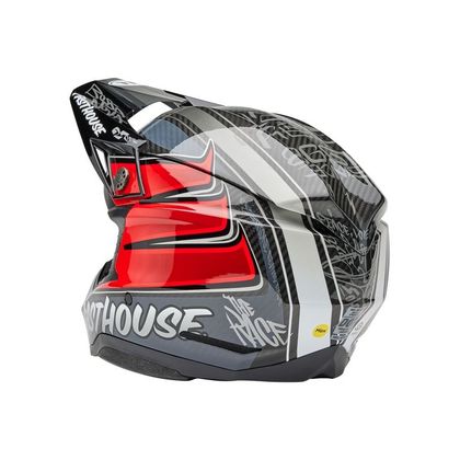 Casque cross Bell MOTO-10 SPHERICAL FASTHOUSE DITD 2025 - Rouge