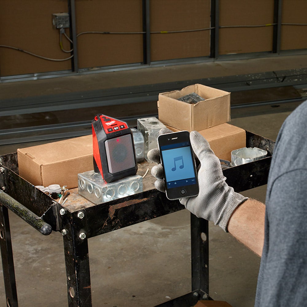 MILWAUKEE 12V Jobsite Bluetooth Speaker Skin M12JSSP-0
