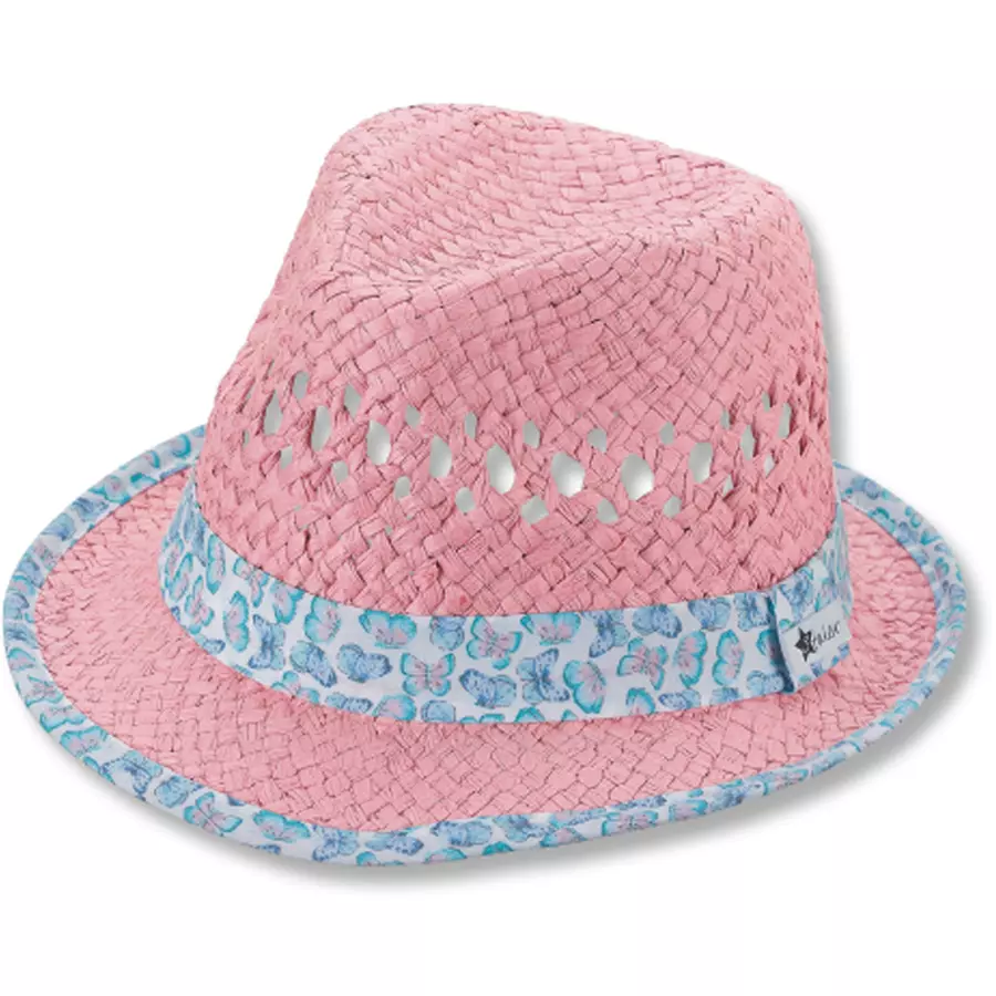 Sterntaler Strohhut rosa