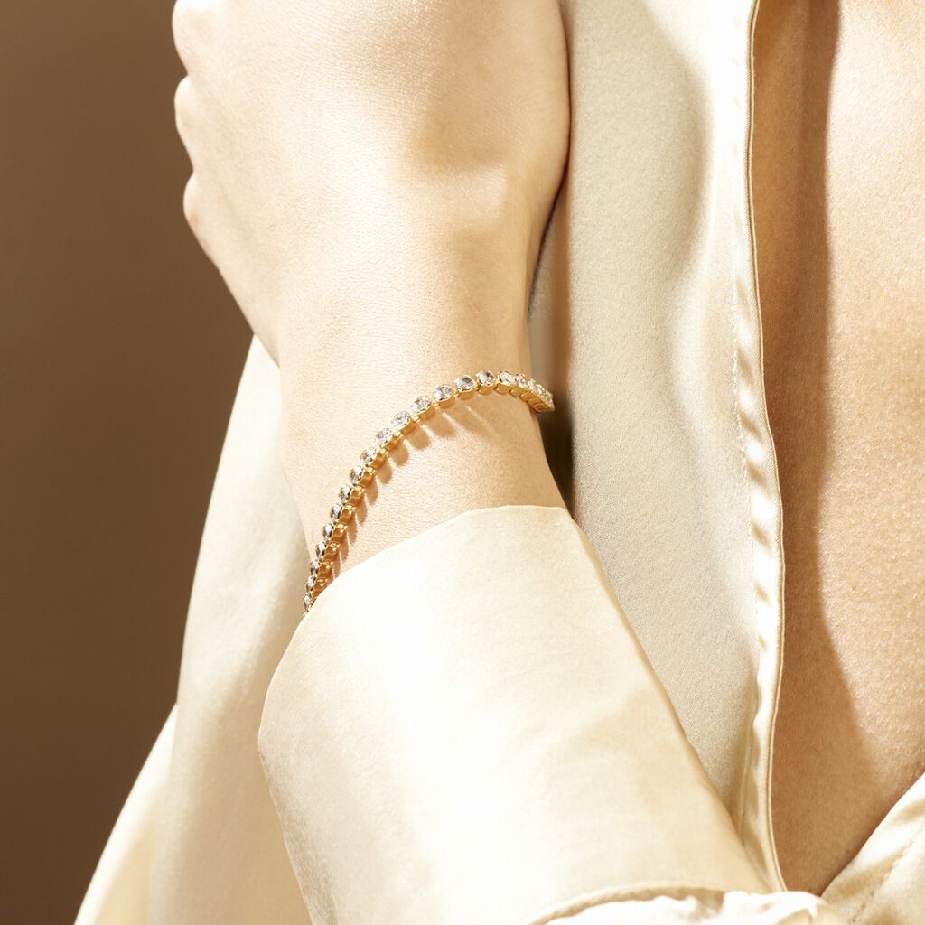 Bracelet Maryannick Plaqué Or Jaune Oxyde De Zirconium