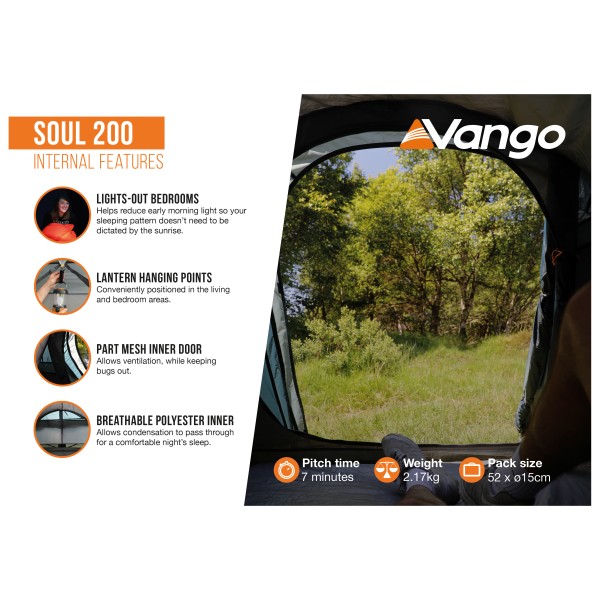 Vango - Soul 200 - Tente 2 places
