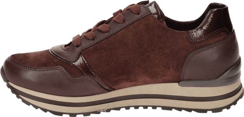 GABOR - 528 - Sneakers - Bordeauxrood - Suède/Textiel