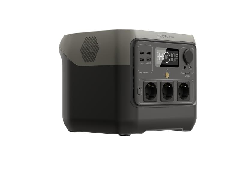 EcoFlow Power Station RIVER 2 Pro 768 Wh Tragbare Power Station mit 230 V AC Steckdose