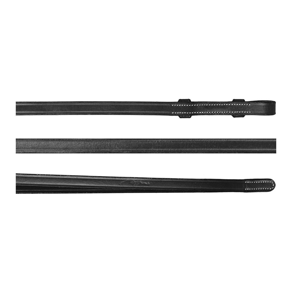 Dy'on WORKING - Rênes de bride cuir 1/2 noir