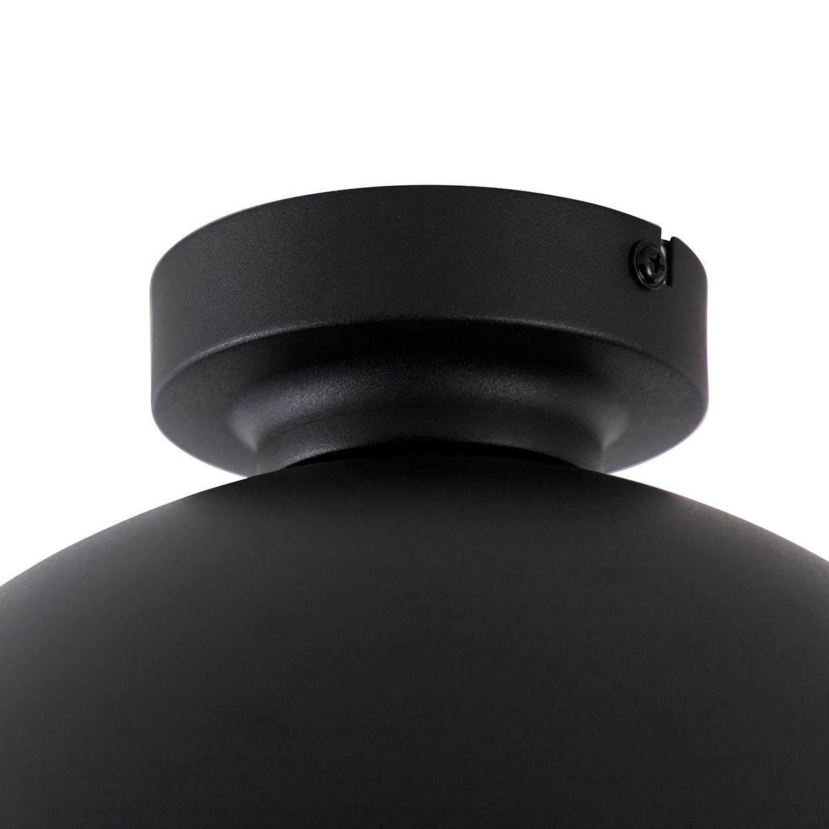 Smart plafondlamp zwart met goud 28 cm incl. Wifi A60 - Magnax