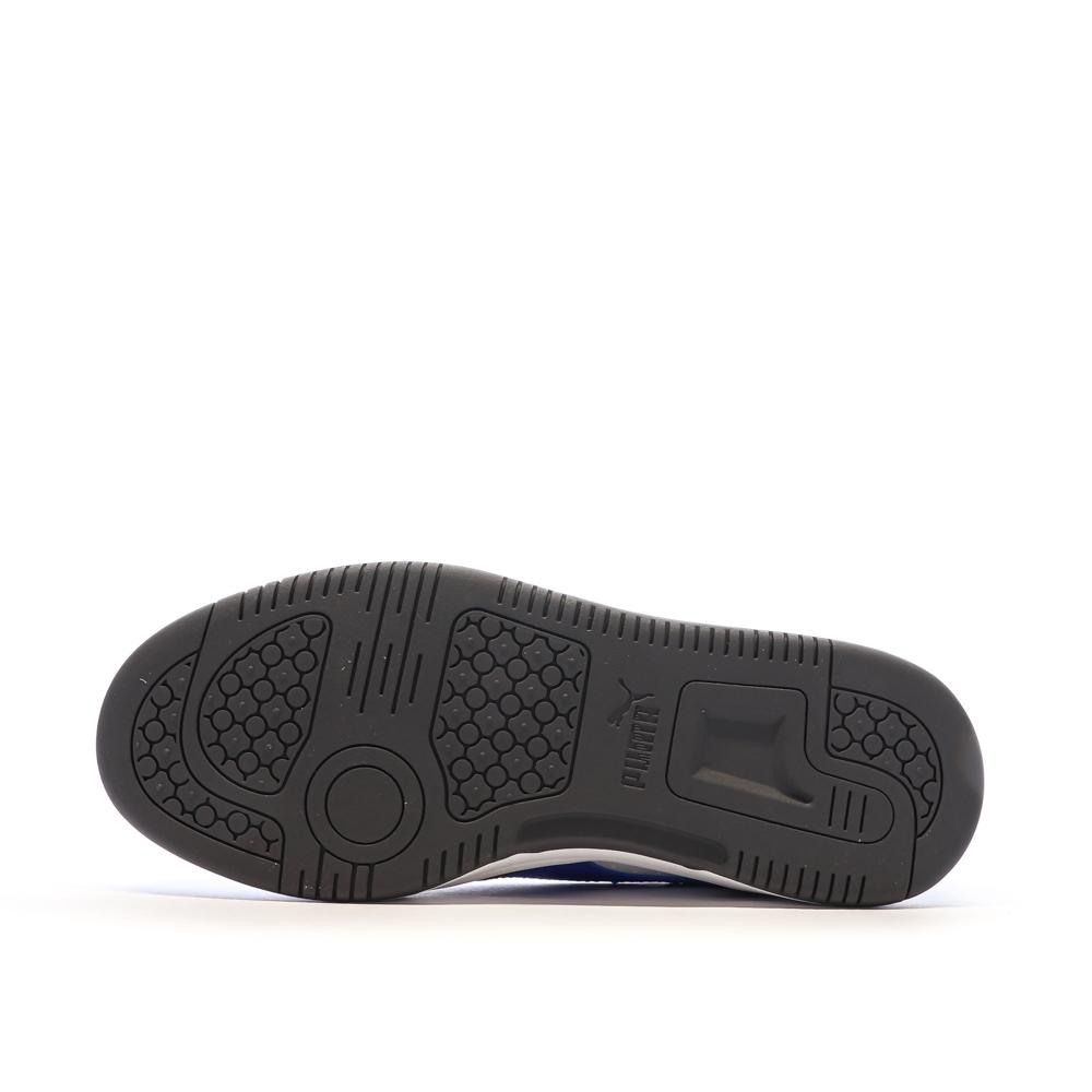 Puma Baskets Noir/Blanche/Bleu Fille Puma Rebound