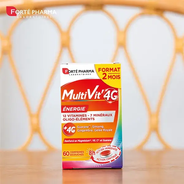 Forté Pharma MultiVit' 4G Energia 60 comprimidos