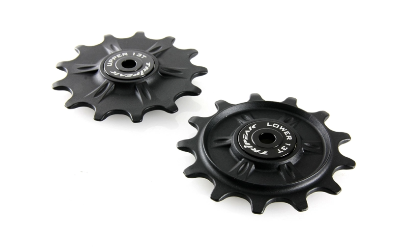 Tripeak pulleyhjul keramiske lejer 13T/13T 12S GRX812/817/M91XX sort