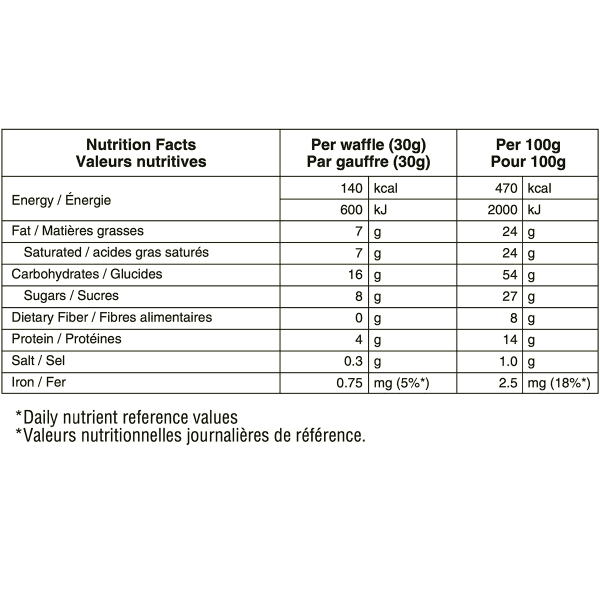 Barres énergétiques NAAK ULTRA ENERGY WAFFLES SALTED CARAMEL 30G