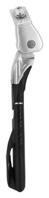 BEQUILLE VELO LATERALE URSUS WAVE REAR 24 -26 -28  ARGENT-NOIRE REGLABLE - SUPPORTE 35Kgs (LIVRE SUR CARTE)