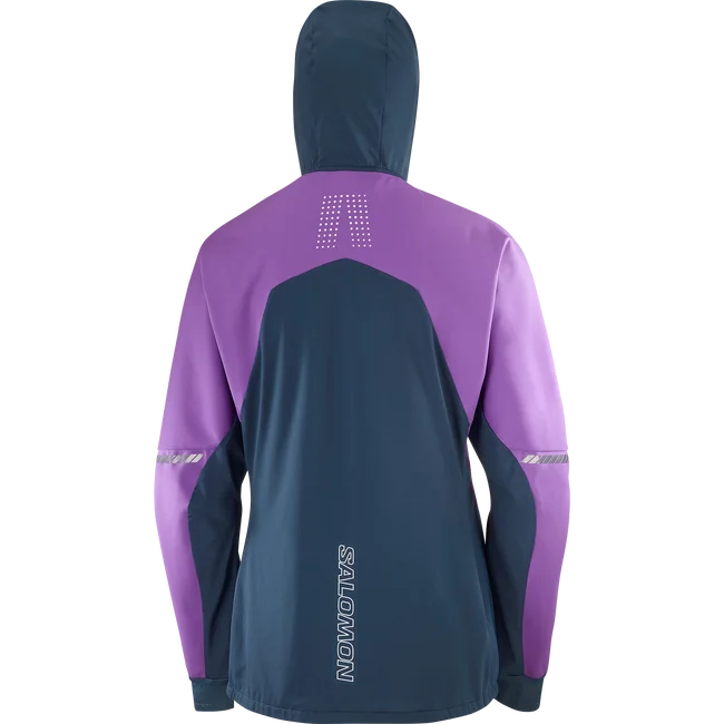MTN  Windjacke mit Kapuze durchgehendem Reißverschluss Damen