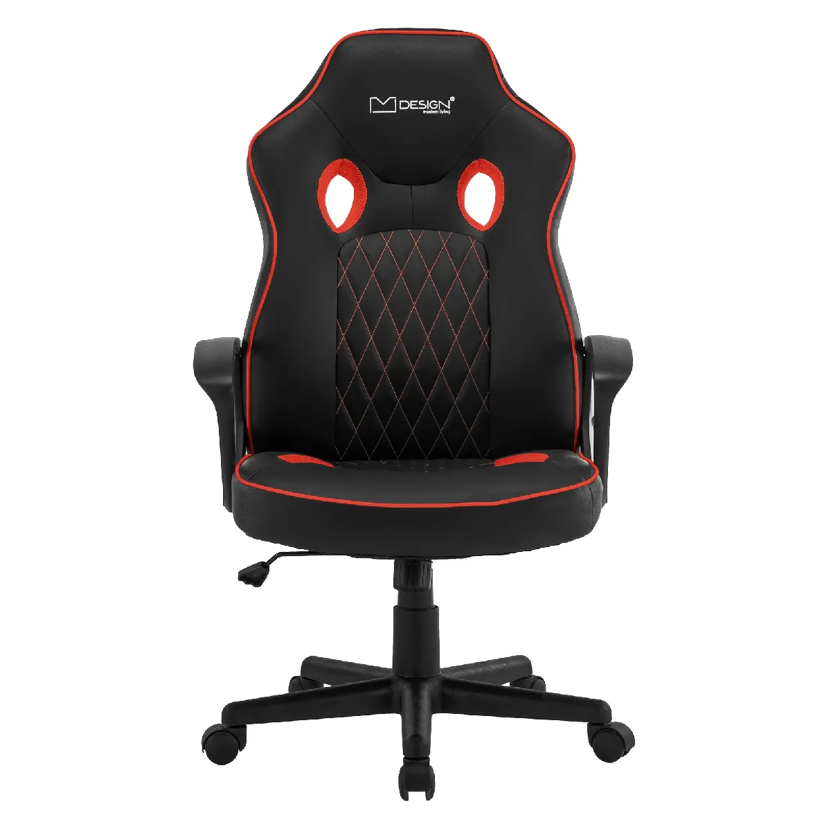 ML DESIGN MODERN LIVING ML Design Chaise de gamer - Noir/Rouge