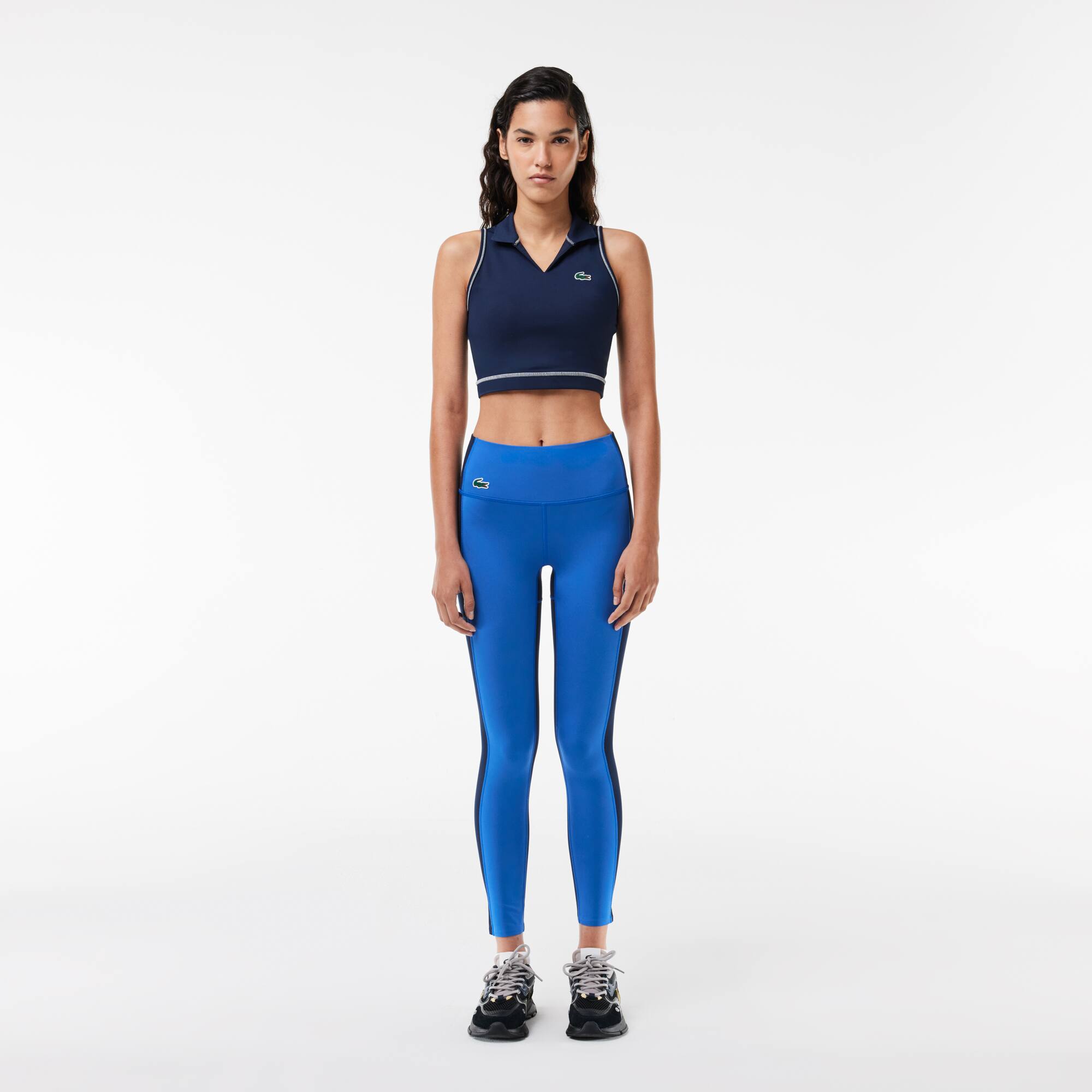 Legging Sport color-block stretch Ultra-Dry Pantalons de survêtement - Bleu - Lacoste - Femme