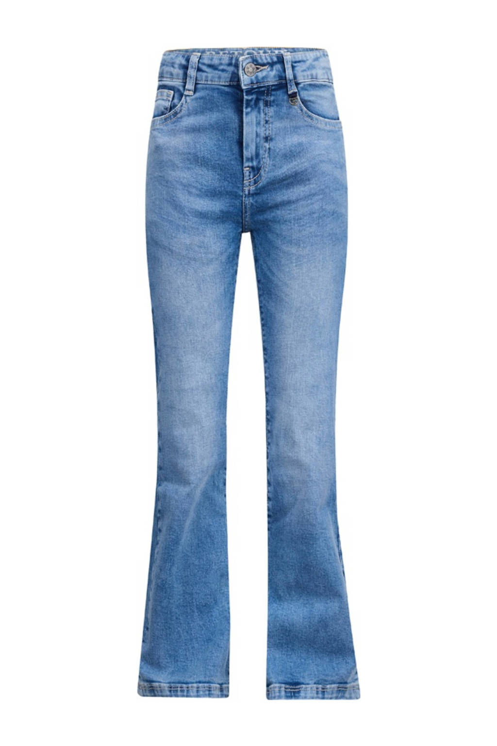 Retour Jeans high waist flared jeans Sidi flare medium blue denim