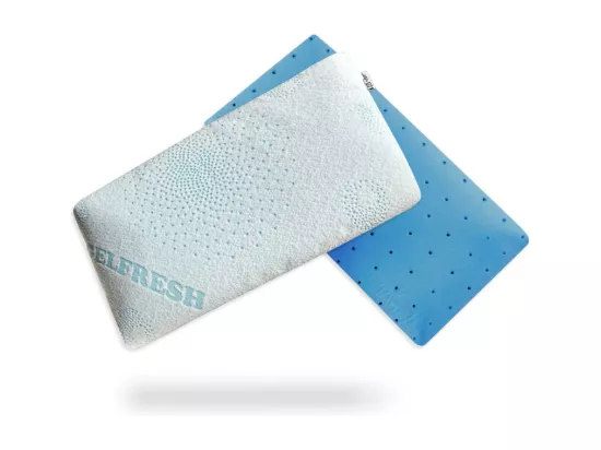 Oreiller Gelsofresh à mousse haute densité100 (thermorégulateur) ergonomique-60x40 cm, 60 x 40cm