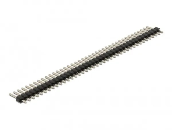 Delock Stiftleiste 40 Pin, Rastermaß 2,54 mm, 1-reihig, gerade, 5 Stück