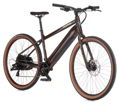 Vélo de Ville Kona Dew HD Shimano Altus 8V 418Wh 650b Marron