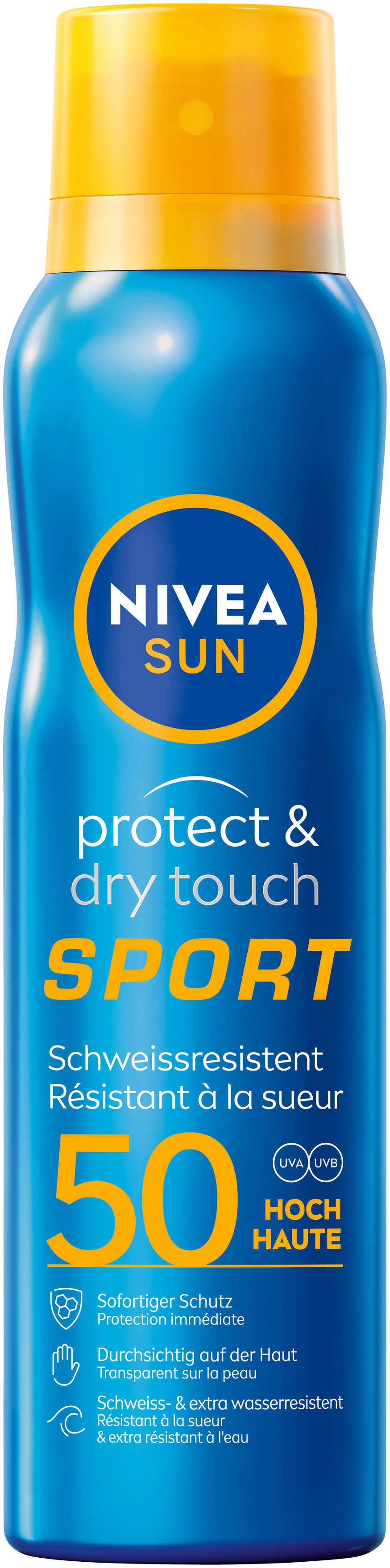 Nivea SUN UV Dry Protect Sport Sprühnebel LSF50 Aeros Spr 200 ml