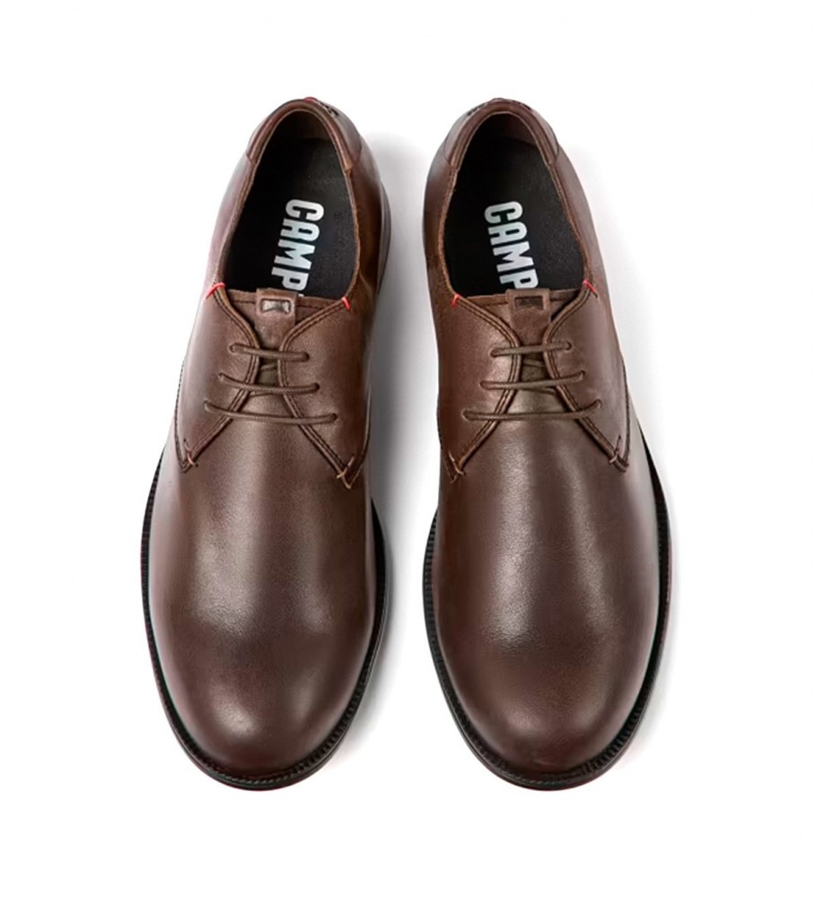 Sapatos de couro marrom Camper 1913
