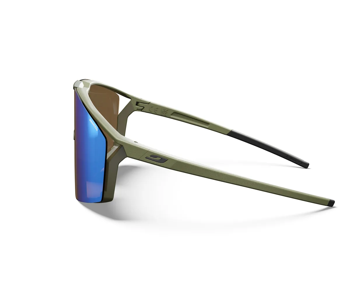 Julbo Edge Cover Army Green/black Reactiv 2-4 Blue Flash