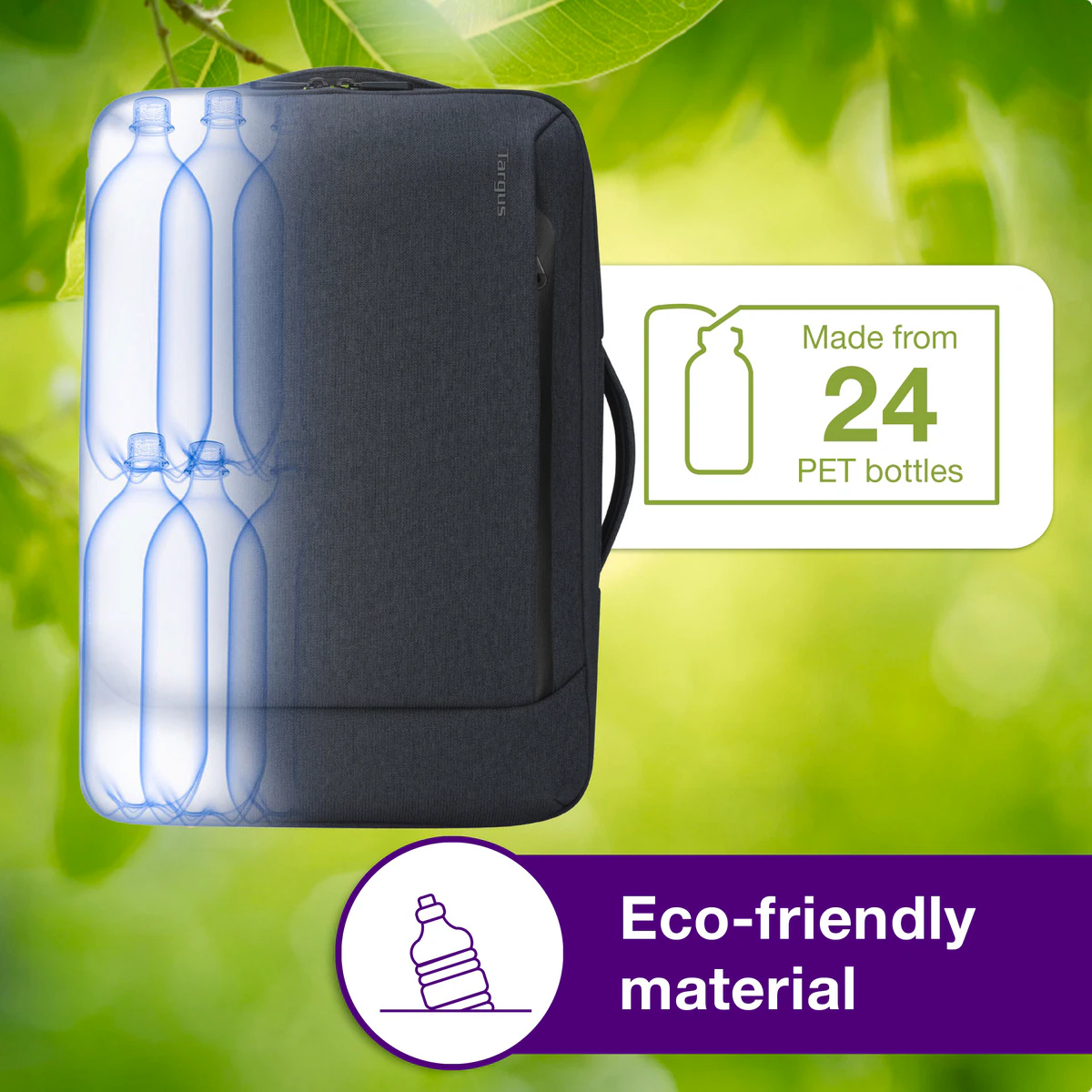 Targus Cypress Convertible EcoSmart Rucksack (15.6