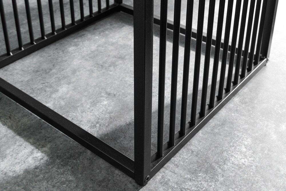 riess-ambiente Beistelltisch ARCHITECTURE - 40cm schwarz Marmor Metall