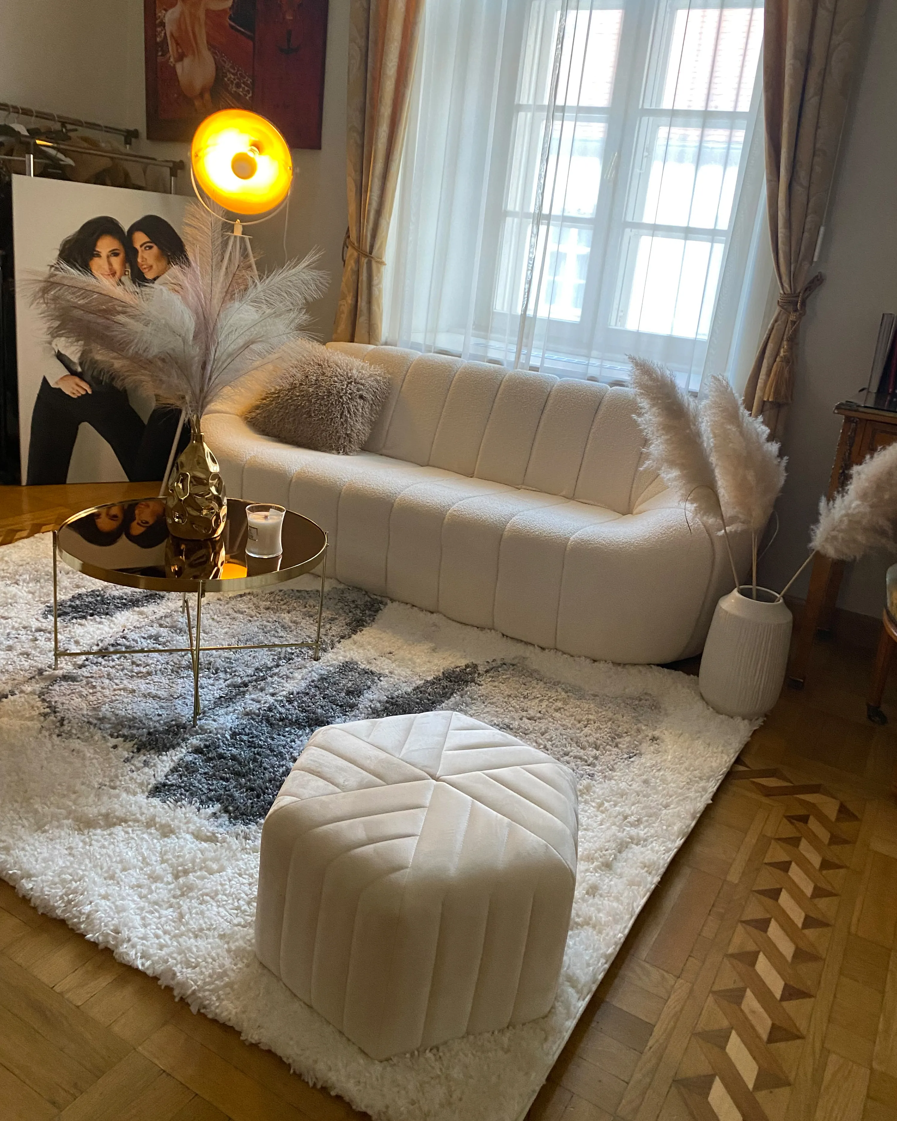 Salontafel LUCEA Veiligheidsglas Goud