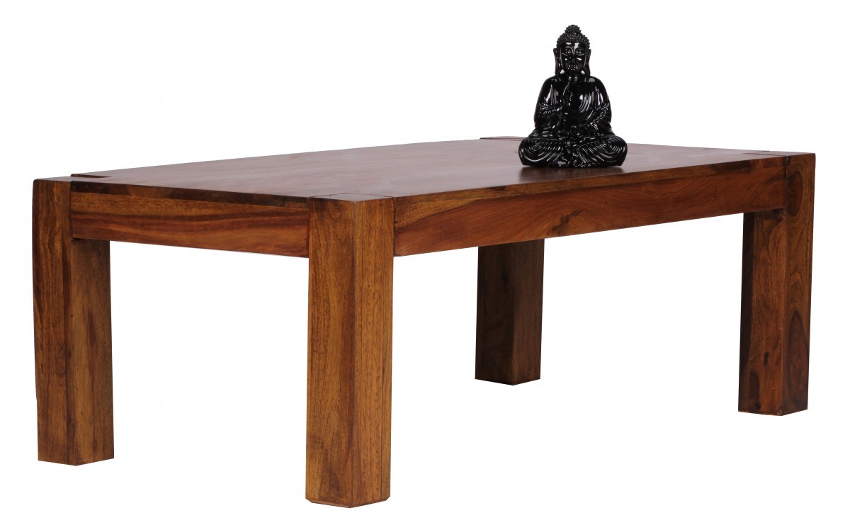 Couchtisch - Sheesham massiv gebeizt - 110x60 cm