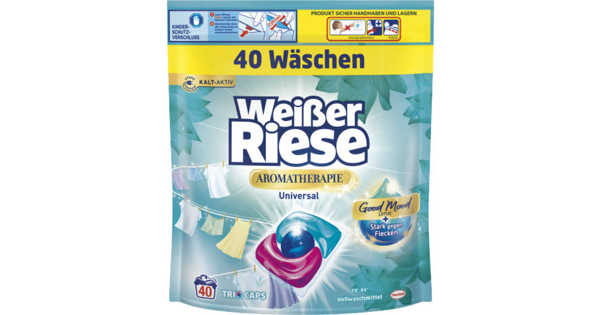 Weisser Riese Trio Caps Universal 40 Waschgänge