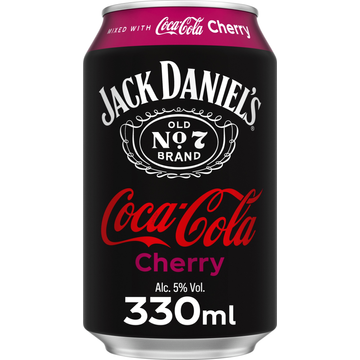 Jack Daniel's Tennessee Whiskey Mixed with Coca-Cola Cherry 330 ml