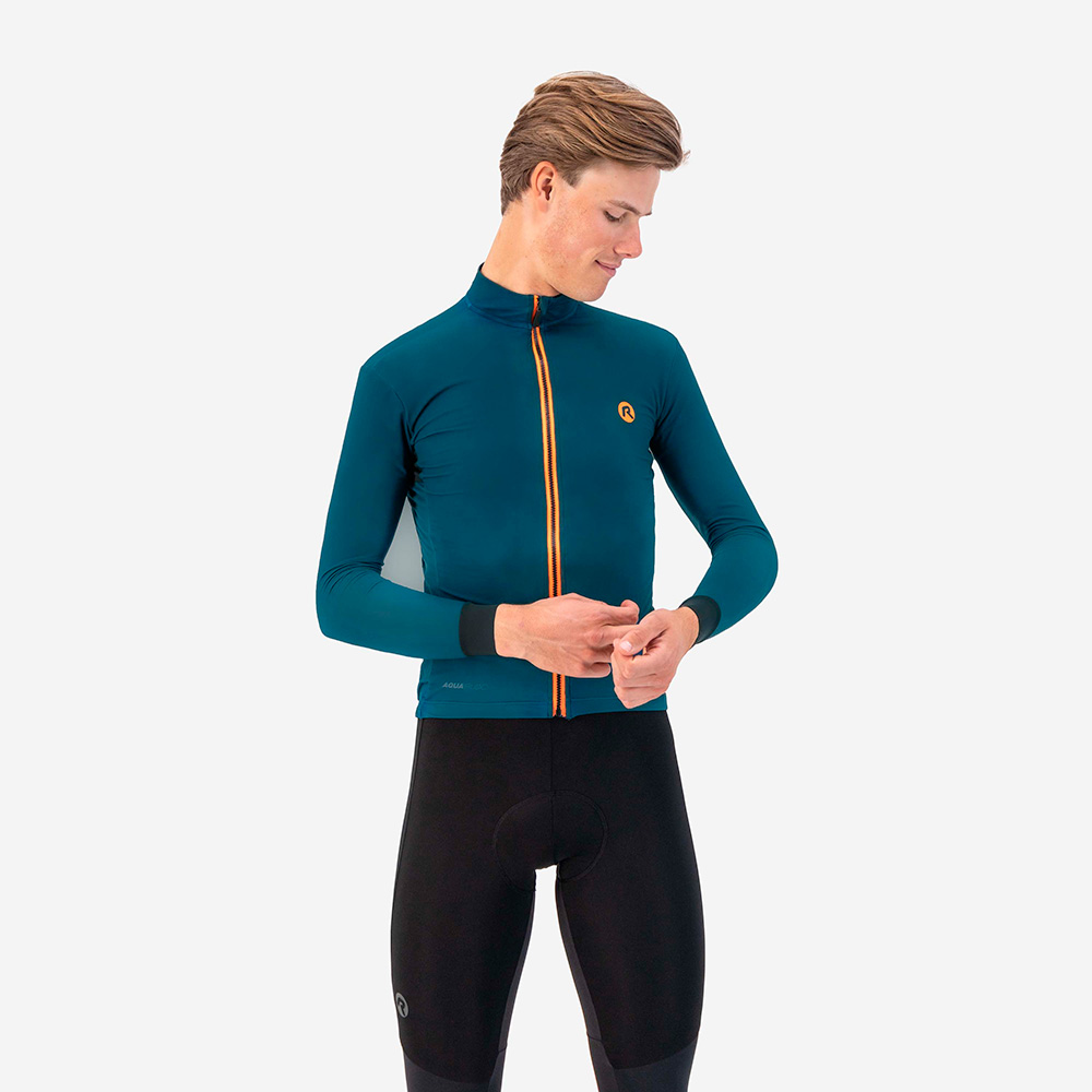 Rogelli Distance Langærmet Jersey Blå/Orange