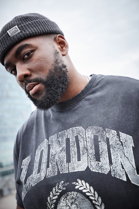 STHUGE T-Shirt, Halbarm, Vintage Look, LONDON, oversized, bis 8 XL