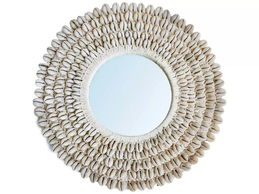 Miroir Coquillage Bohème Bazar Bizar