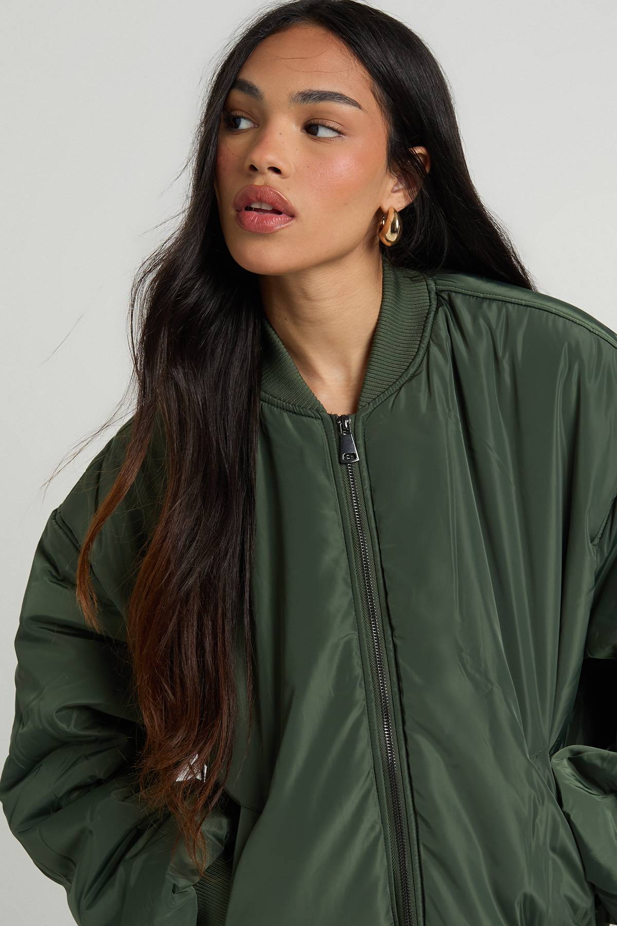 boohoo Veste bomber surdimensionnée