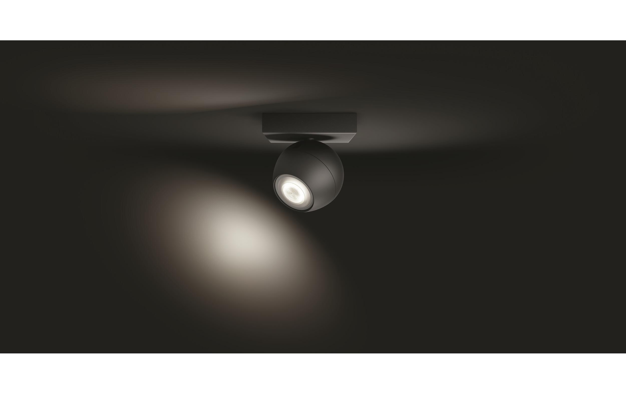 White Ambiance Buckram 1er Spot Schwarz ErweiterungGU10 Deckenspot Erweiterung