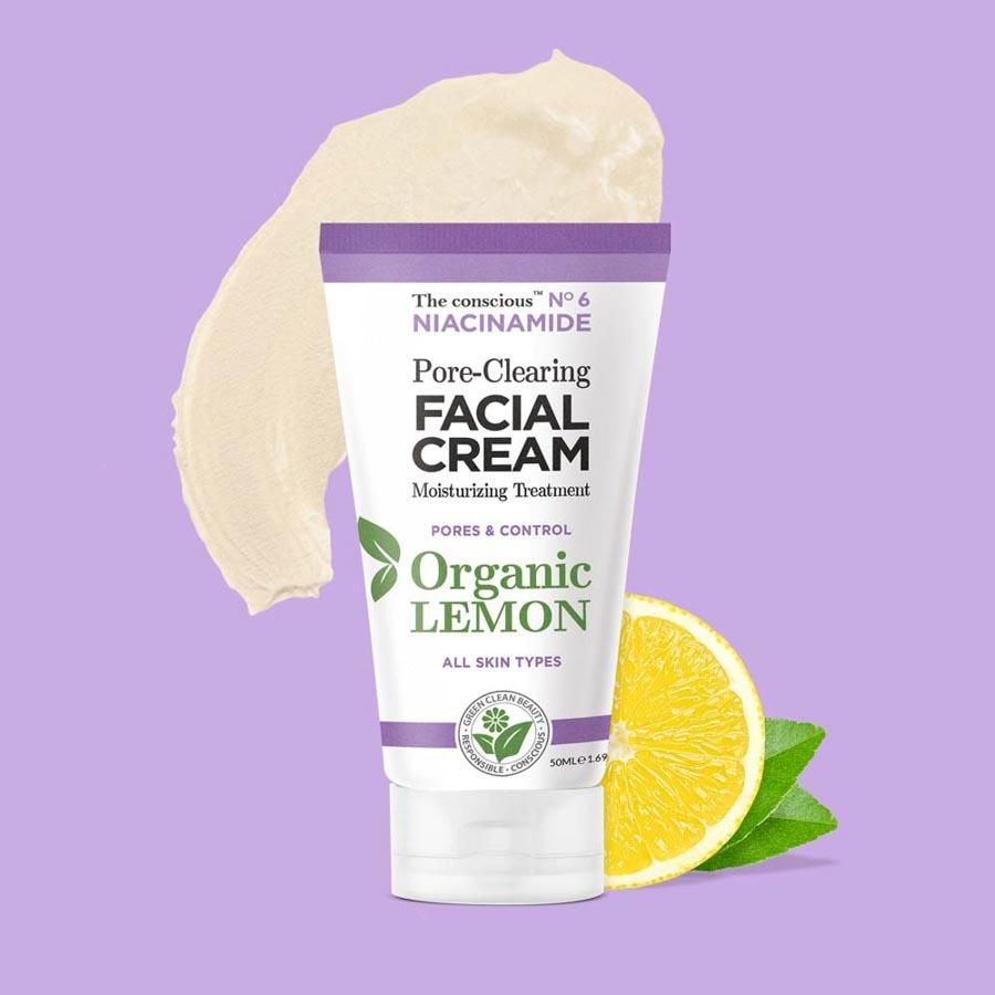 Biovène The Conscious™ Niacinamide Pore-Clearing Facial Cream Organic Lemon 50ml