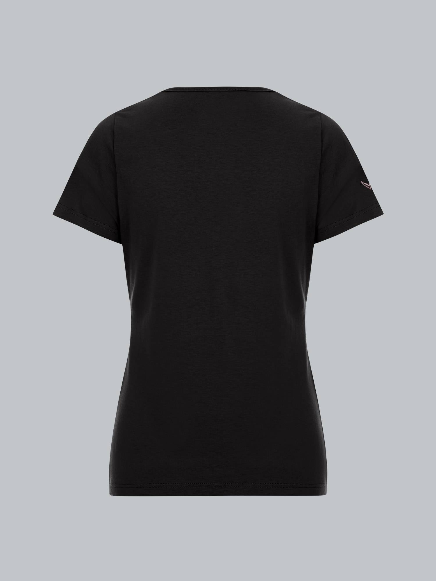 T-Shirt aus Biobaumwolle Schwarz-C2C