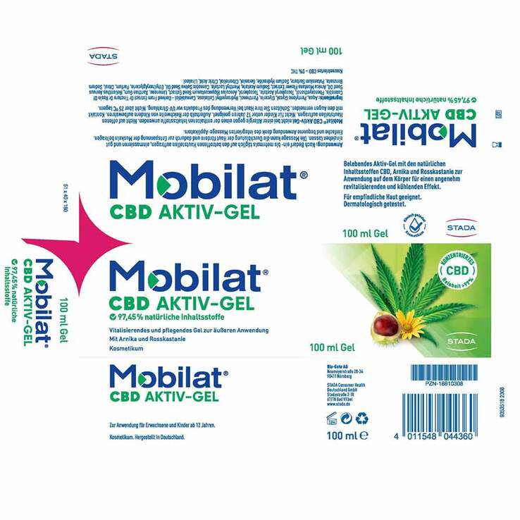 Mobilat Cbd Aktiv-Gel, 100 ml