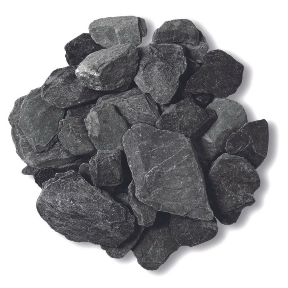 Paillage ardoise 30/60 mm (sac de 25 kg) - noir