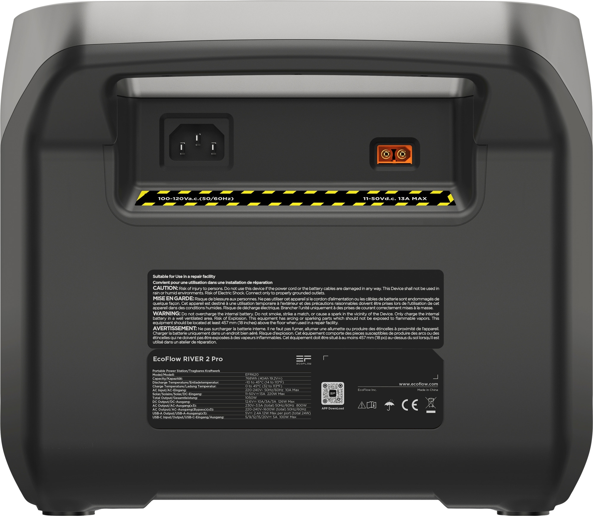 EcoFlow River 2 Pro Tragbare Powerstation 768 Wh 800 W