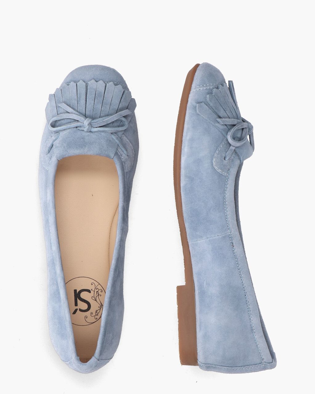 Si Temmi Lichtblauw Damesloafers