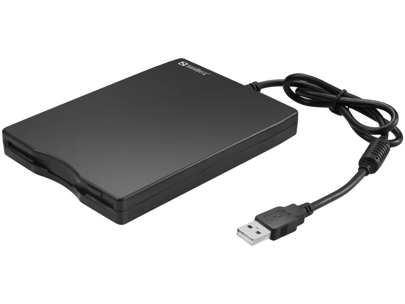 Sandberg USB Floppy Mini Reader - Disk drev - Diskette (1.44 MB) - USB - ekstern